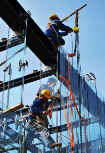 玻璃幕墻安裝工作必備手拉葫蘆